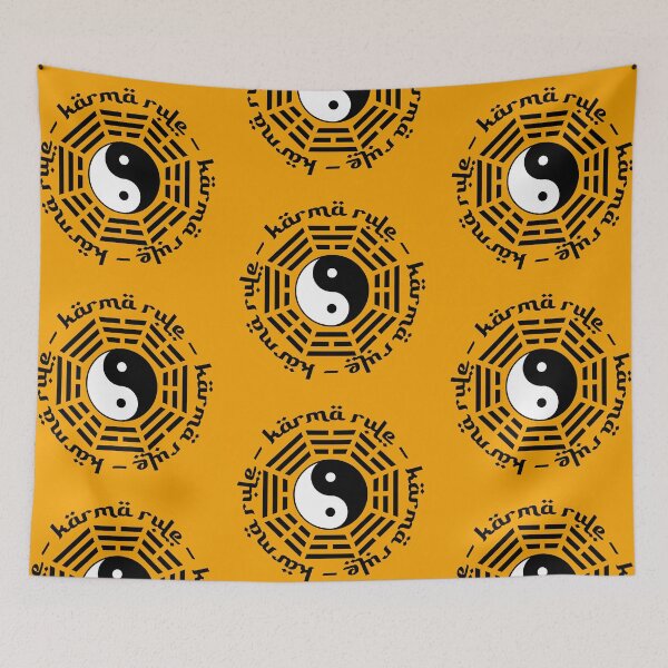 Item preview, Karma Rule - Yin Yang Balence - Orange designed and sold by NoMatterLab.