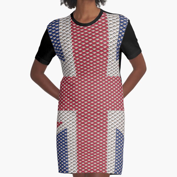 Union Jack Flag Fishnet Pattern Leggings