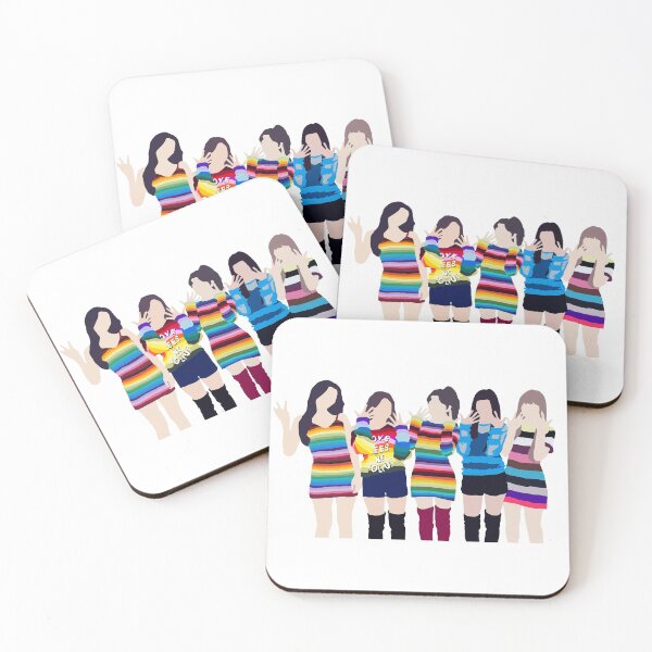 Item preview, Red Velvet Peek-A-Boo Silhouette Color Block designed and sold by Blue Belle.