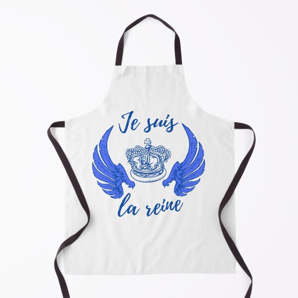 Item preview, I am the queen in french words - french quotes lovers theme gifts (in blue) designed and sold by RebelliousRosee.