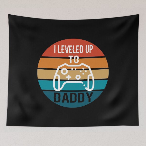 Item preview, Fuuny father’s day I leveled Up to Daddy ,gift idea for dad,daddy,papa,grandpa,husbant designed and sold by Mac Store.