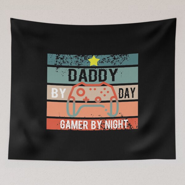 Item preview, Fuuny father’s day Daddy by day gamer by night ,gift idea for dad,daddy,papa,grandpa,husbant designed and sold by Mac Store.