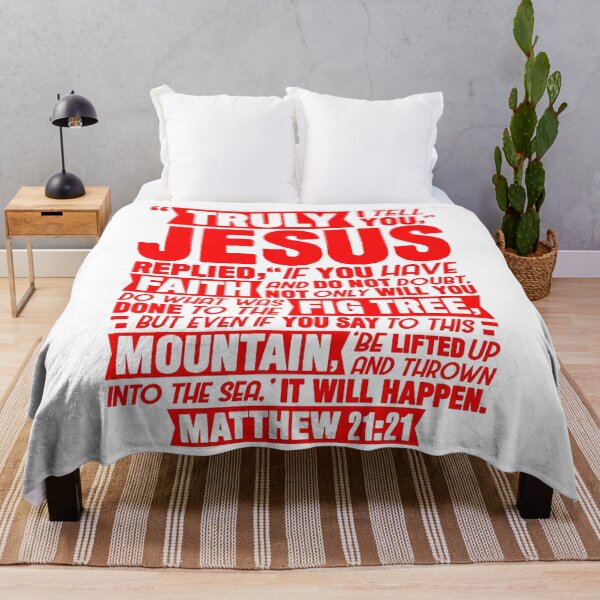 Item preview, Matthew 21:21 designed and sold by plushism.
