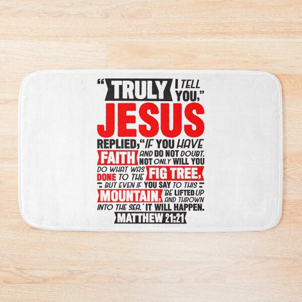Item preview, Matthew 21:21 designed and sold by plushism.