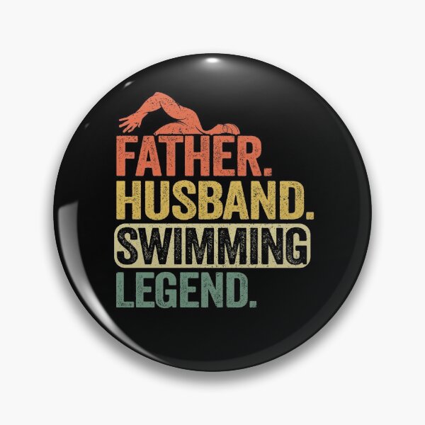Artikelvorschau, Schwimmen Papa Vatertag Hobby Schwimmer Geschenk entworfen und verkauft von Stronzi.