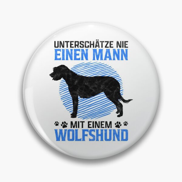 Artikelvorschau, Mann mit Irischer Wolfshund Windhund Besitzer Spruch entworfen und verkauft von madgrfx.