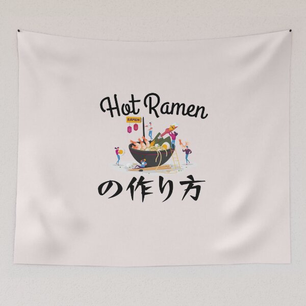 Artikelvorschau, Hot Ramen, Ramen Life, Die Herstellung von Ramen entworfen und verkauft von Click-Like.