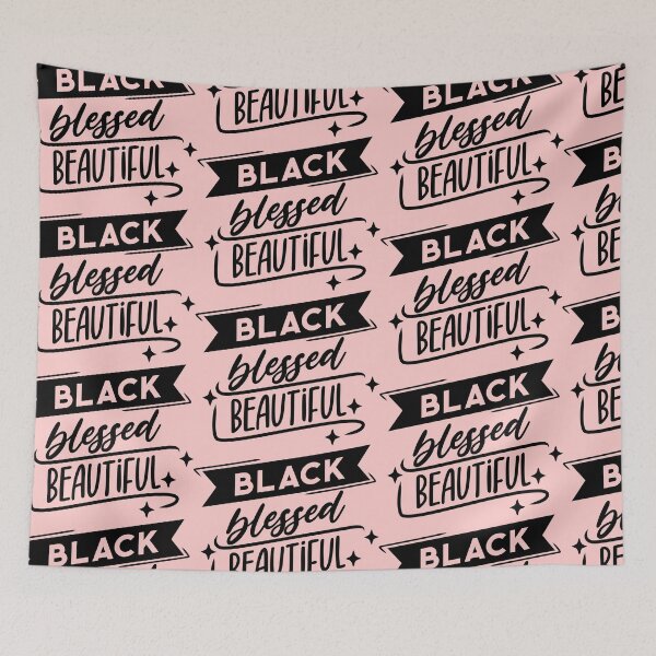 Item preview, BLACK BLESSED BEAUTIFUL designed and sold by SOLSKETCHES.