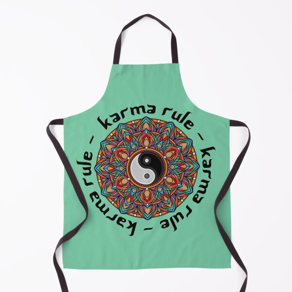 Item preview, Karma Rule - Colorful Yin Yang Meditation - Mint Green designed and sold by NoMatterLab.