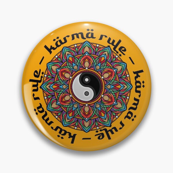 Item preview, Karma Rule - Colorful Yin Yang Meditation - Orange designed and sold by NoMatterLab.