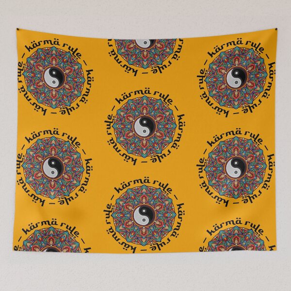 Item preview, Karma Rule - Colorful Yin Yang Meditation - Orange designed and sold by NoMatterLab.