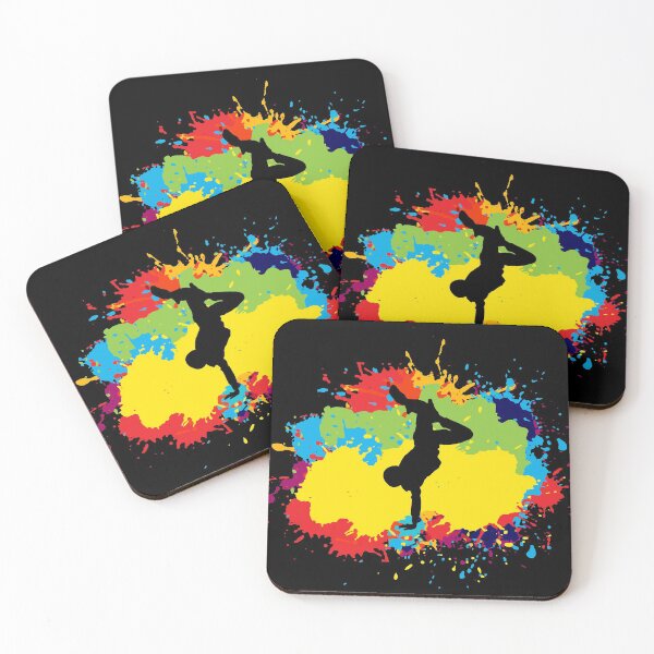 Item preview, Breakdance Breakdancing Break-dancer Watercolour designed and sold by CuteDesigns1.