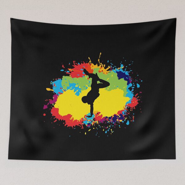 Item preview, Breakdance Breakdancing Break-dancer Watercolour designed and sold by CuteDesigns1.