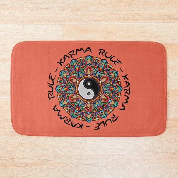 Item preview, Karma Rule - Colorful Yin Yang Meditation - Red designed and sold by NoMatterLab.