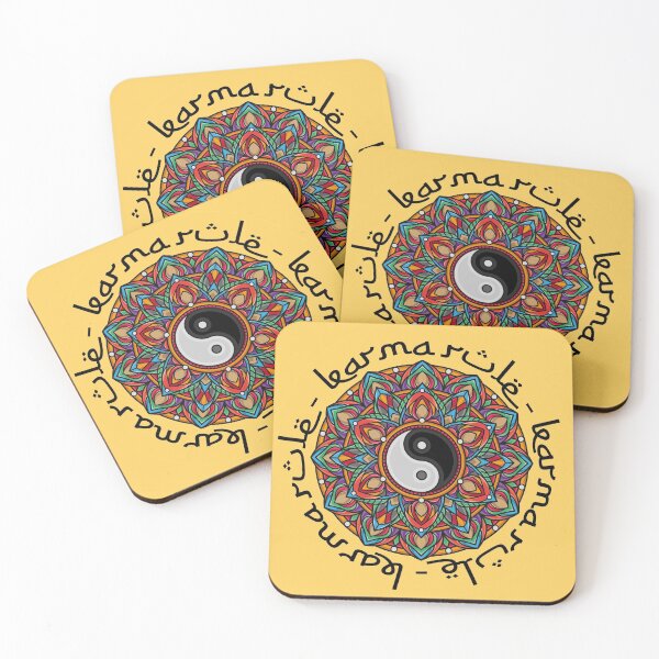 Item preview, Karma Rule - Colorful Yin Yang Meditation - Yellow designed and sold by NoMatterLab.