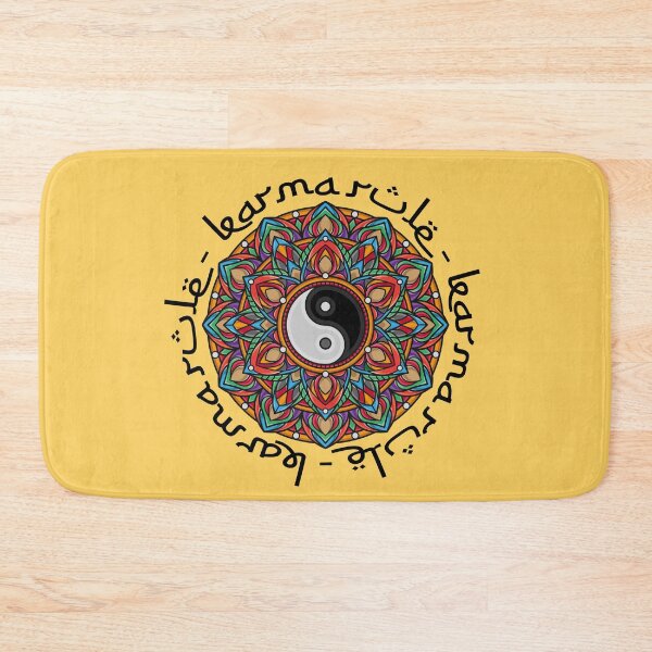 Item preview, Karma Rule - Colorful Yin Yang Meditation - Yellow designed and sold by NoMatterLab.