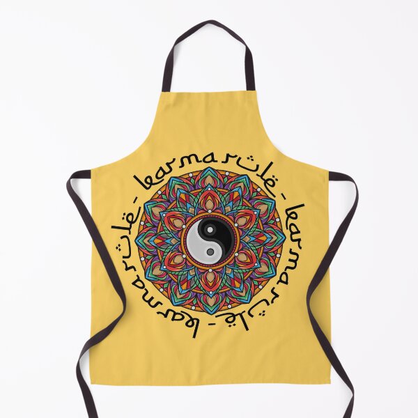 Item preview, Karma Rule - Colorful Yin Yang Meditation - Yellow designed and sold by NoMatterLab.