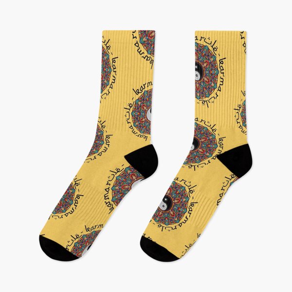 Item preview, Karma Rule - Colorful Yin Yang Meditation - Yellow designed and sold by NoMatterLab.