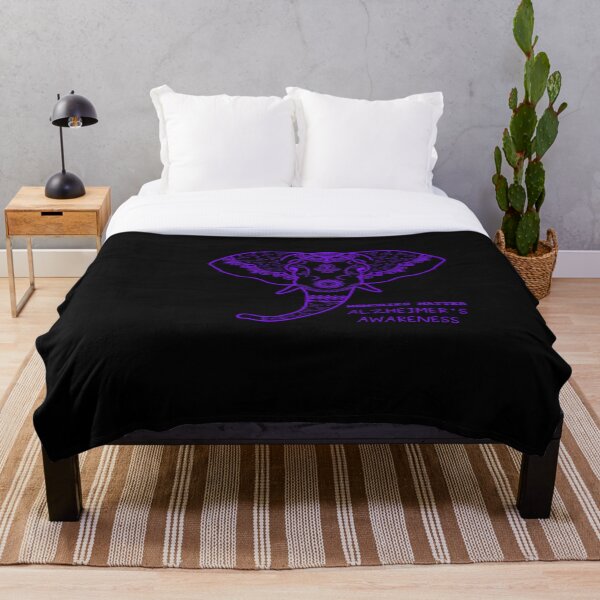 Item preview, Purple Elephant Alzheimer Awareness designed and sold by Destine99.