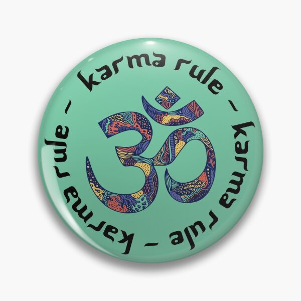 Item preview, Karma Rule - Calming Colors Ohm - Mint Green designed and sold by NoMatterLab.