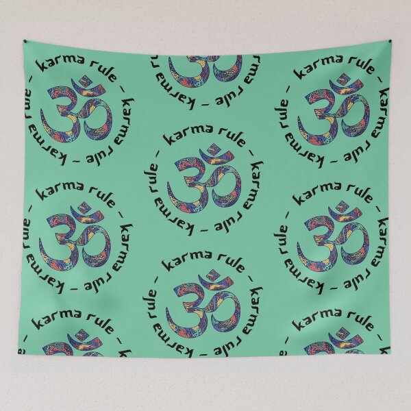 Item preview, Karma Rule - Calming Colors Ohm - Mint Green designed and sold by NoMatterLab.
