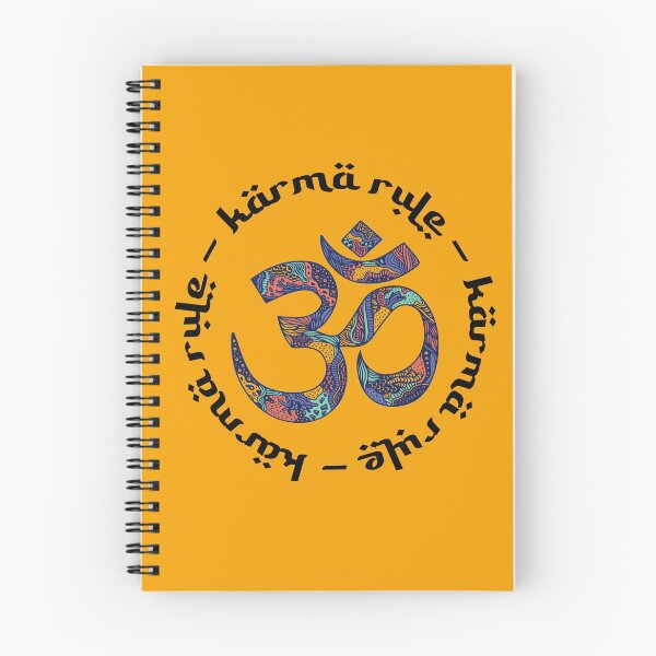 Item preview, Karma Rule - Calming Colors Ohm - Orange designed and sold by NoMatterLab.