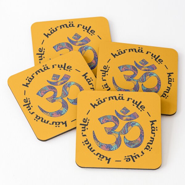 Item preview, Karma Rule - Calming Colors Ohm - Orange designed and sold by NoMatterLab.