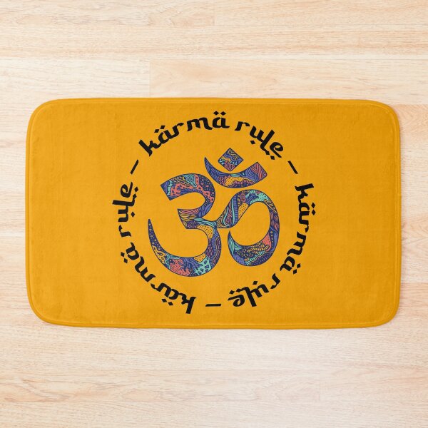 Item preview, Karma Rule - Calming Colors Ohm - Orange designed and sold by NoMatterLab.
