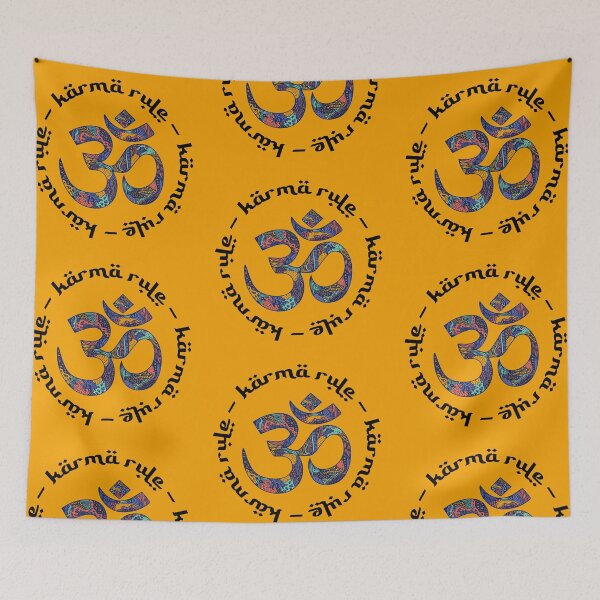 Item preview, Karma Rule - Calming Colors Ohm - Orange designed and sold by NoMatterLab.