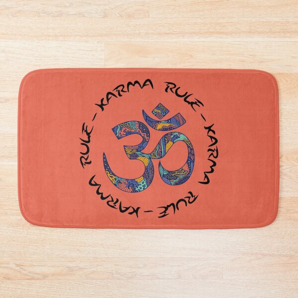 Item preview, Karma Rule - Calming Colors Ohm - Red designed and sold by NoMatterLab.