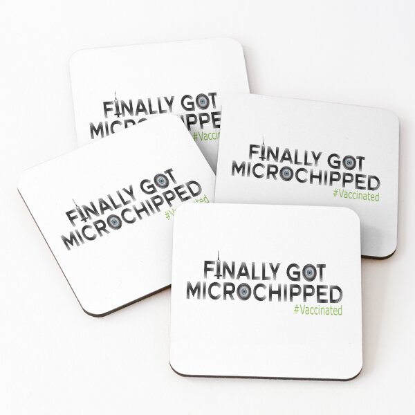 Item preview, Finally Got Microchipped ,  Vaccinated Classic T-Shirt designed and sold by Docartdesign.