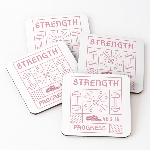 Item preview, Abs in Progress - Strength Training for Women designed and sold by WildBerryArt.