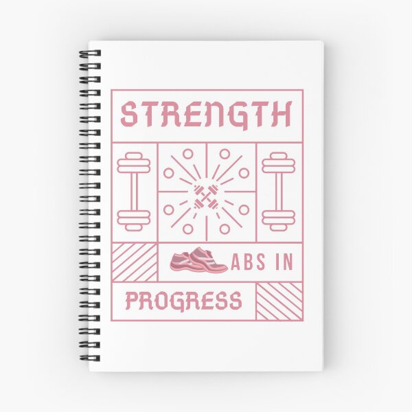 Item preview, Abs in Progress - Strength Training for Women designed and sold by WildBerryArt.