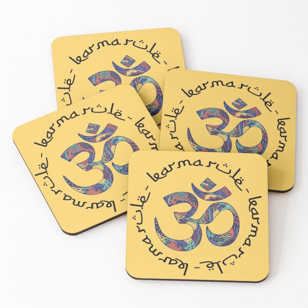 Item preview, Karma Rule - Calming Colors Ohm - Yellow designed and sold by NoMatterLab.