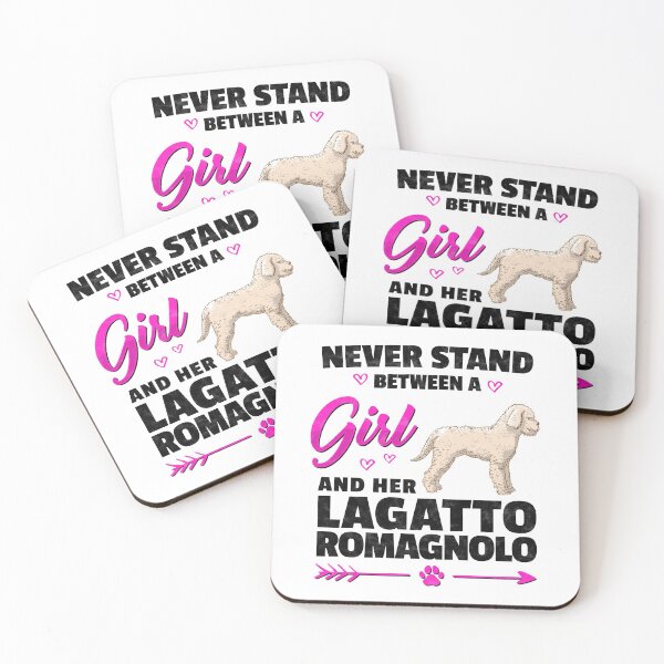 Item preview, Girl with Lagotto Romagnolo Truffle Dog Gift designed and sold by madgrfx.