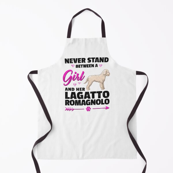 Item preview, Girl with Lagotto Romagnolo Truffle Dog Gift designed and sold by madgrfx.