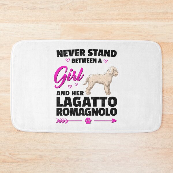 Item preview, Girl with Lagotto Romagnolo Truffle Dog Gift designed and sold by madgrfx.