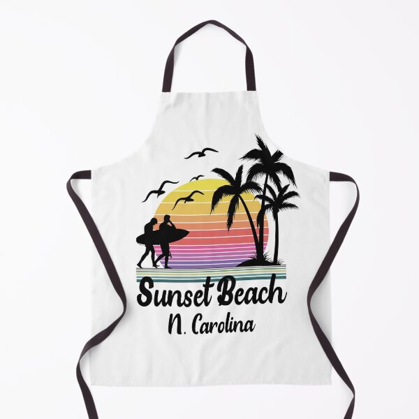 Item preview, Sunset Beach North Carolina Seaside Retro Sunset designed and sold by Home-Spirit.