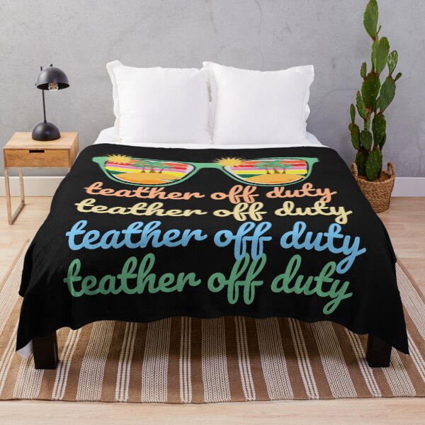 Item preview, teacher off duty designed and sold by Eman4design.
