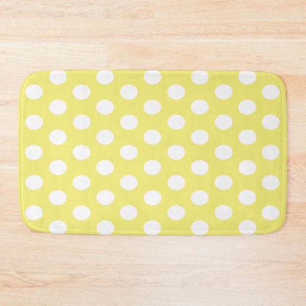 Item preview, Medium WHITE and YELLOW POLKA DOTS designed and sold by RachelMacht.