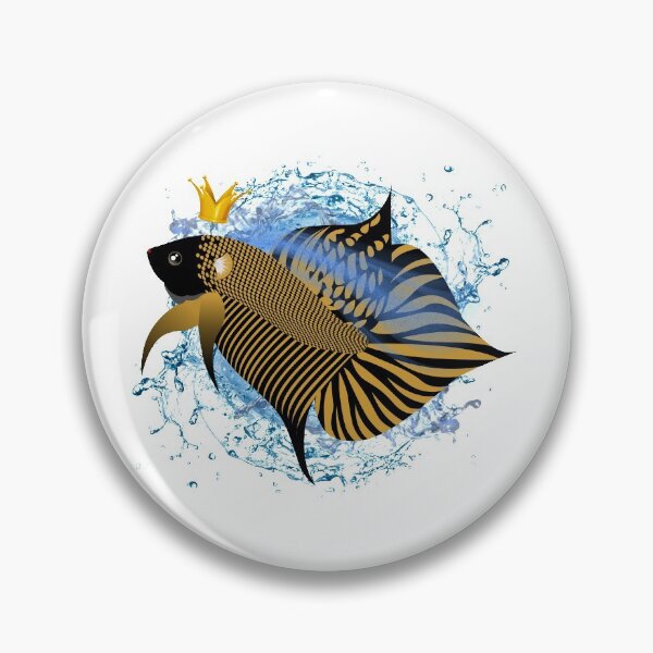Item preview, Alien Gold Betta Fish designed and sold by InraezPROJECT.