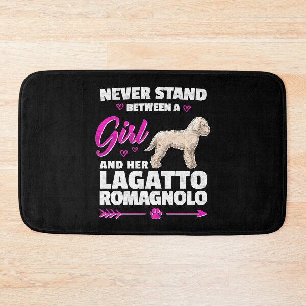 Item preview, Girl with Lagotto Romagnolo Truffle Dog Gift designed and sold by madgrfx.