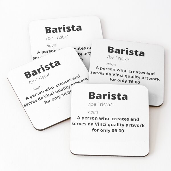 Item preview, Worlds okayest barista designed and sold by HomerNixon.