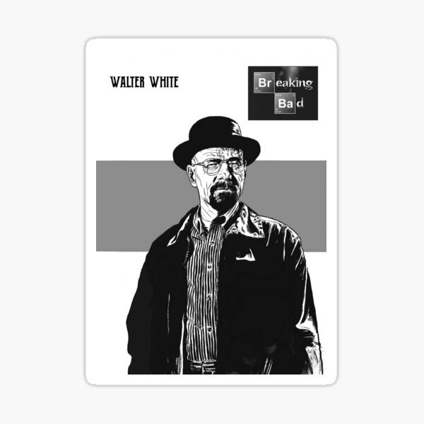 Tee-shirt Dis Mon Nom. Walter White. Breaking Bad