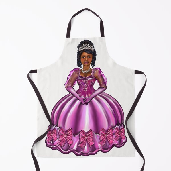 Item preview, Princess - Black curly Afro Princess in purple iii ! beautiful black girl with Afro hair, brown eyes and dark brown skin. Hair love ! designed and sold by Artonmytee.