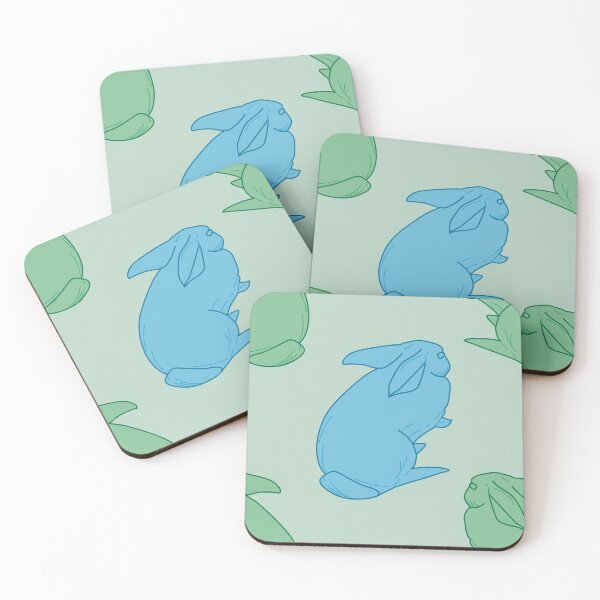 Item preview, blue and green bunny  designed and sold by AnnaBaldon.