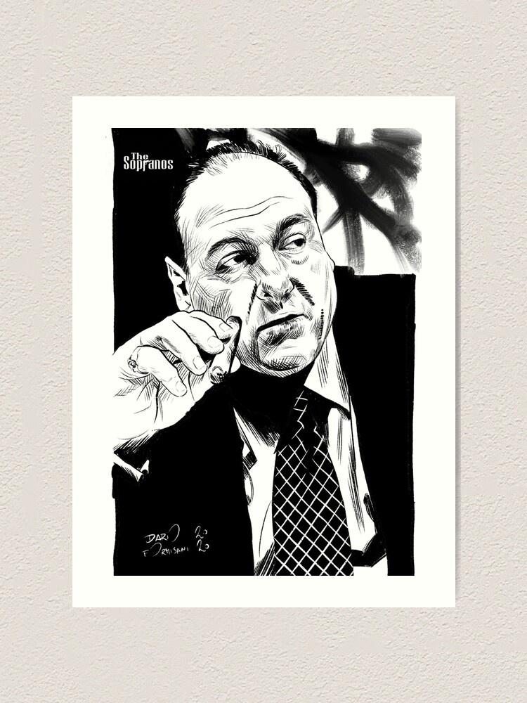 THE SOPRANOS TV Series phone cover Art Print for Sale by Dario Formisani