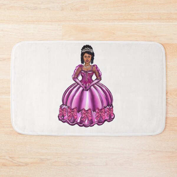 Item preview, Princess -  Black curly Afro Princess in purple  ii ! beautiful light brown black girl with Afro hair, brown eyes and dark brown skin. Hair love ! designed and sold by Artonmytee.