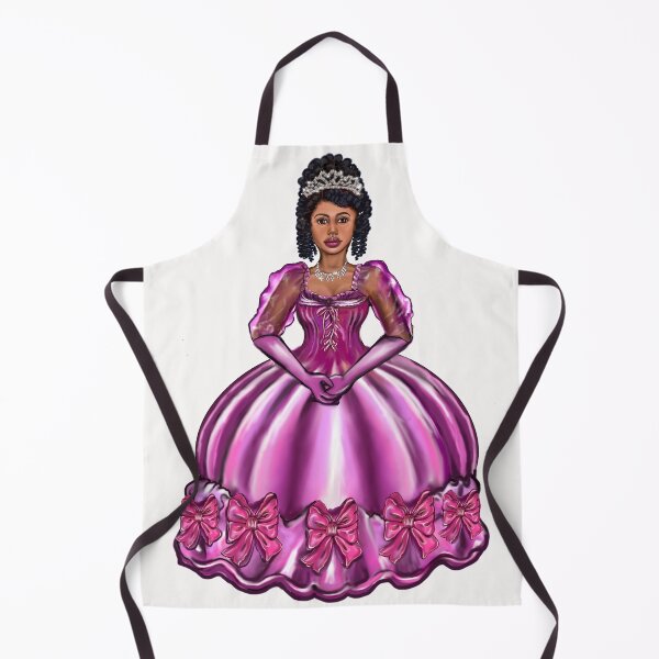 Item preview, Princess -  Black curly Afro Princess in purple  ii ! beautiful light brown black girl with Afro hair, brown eyes and dark brown skin. Hair love ! designed and sold by Artonmytee.