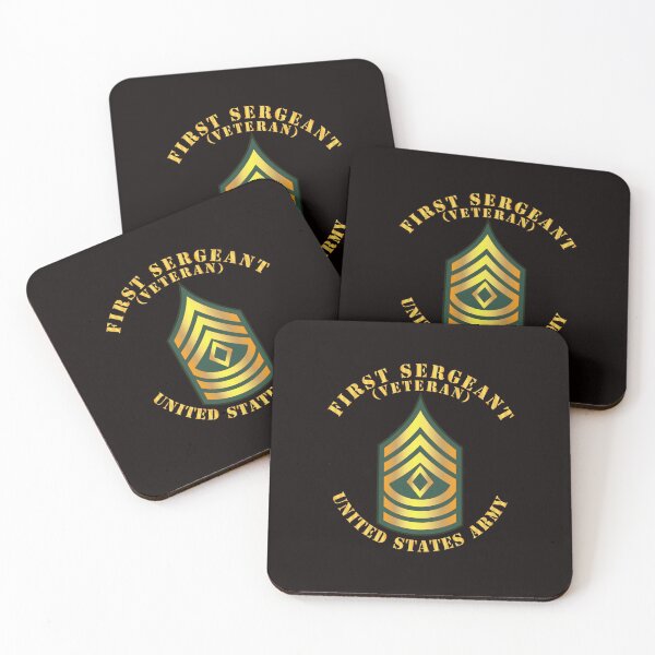 Item preview, Army - First Sergeant - 1SG - Veteran designed and sold by Military Insignia Products.
